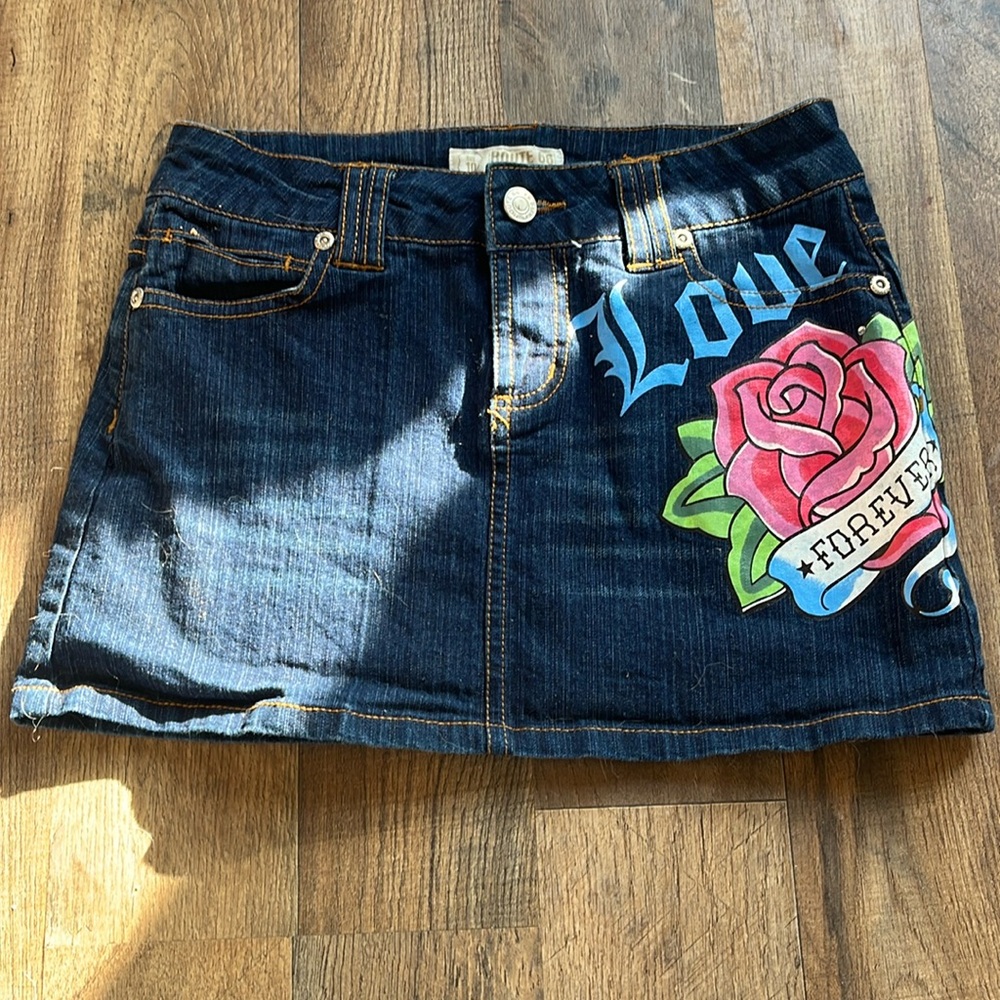4/$20🥳 Route 66 girls Jean skirt size 10